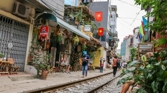 ハノイ＿トレインストリート